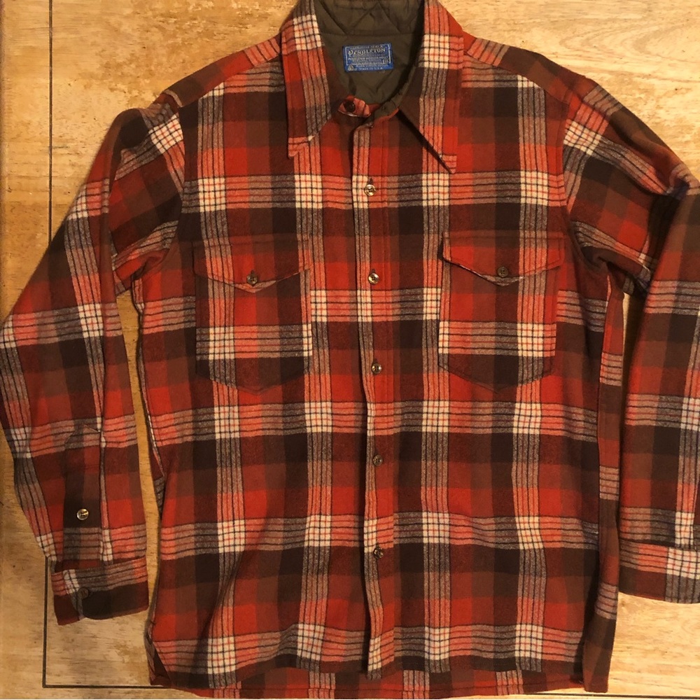 Pendleton Button Front Shirt Pure Virgin Wool Wom… - image 2